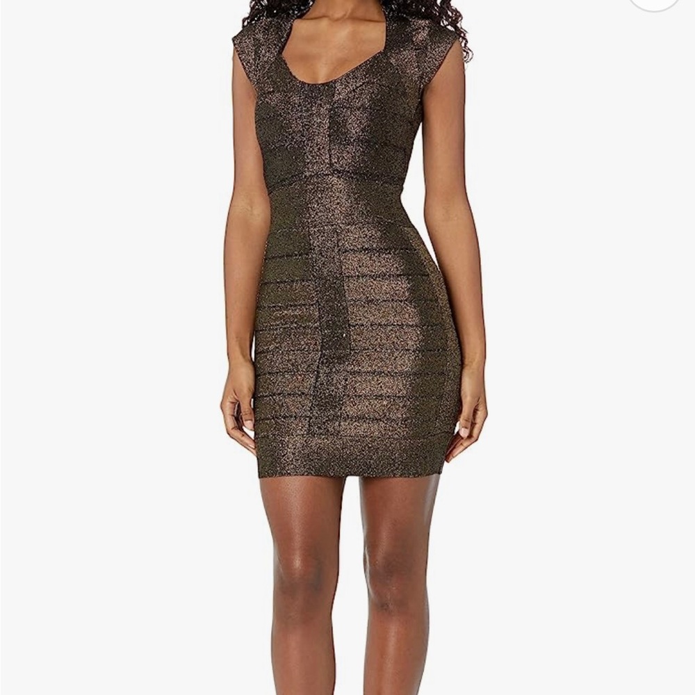 French Connection Danni Cap Sleeve Bandage Dress